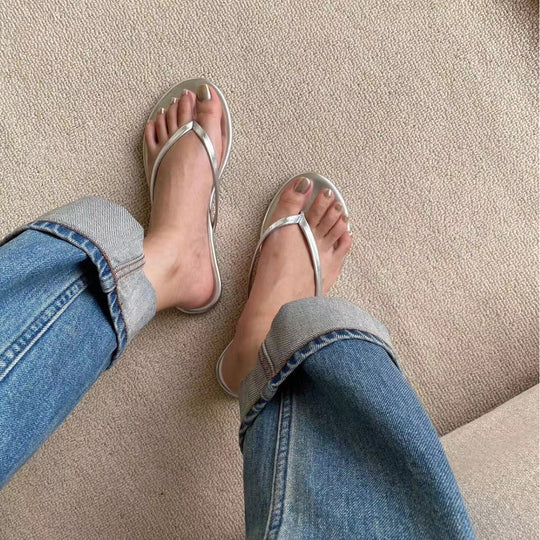Damen Flip-Flops mit anatomischem Fußbett und rutschfester Sohle R&B