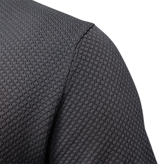 Herren Kurzärmliges Polo-Shirt mit strukturiertem Design