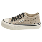 Damen Freizeit Sneakers mit gepolsterter Innensohle und punktemuster R&B