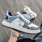 Damen Modische Sneakers mit kunstvollem Musterdruck R&B
