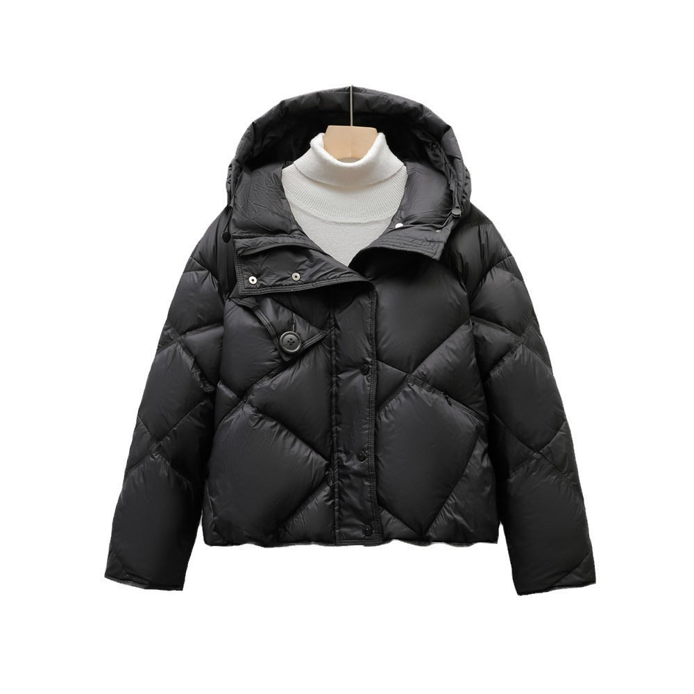 Damen Steppjacke mit abnehmbarer Kapuze R&B