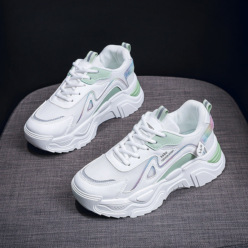 Damen Sportliche Sneaker mit atmungsaktiver Mesh-Oberfläche und ergonomischer Dämpfung R&B