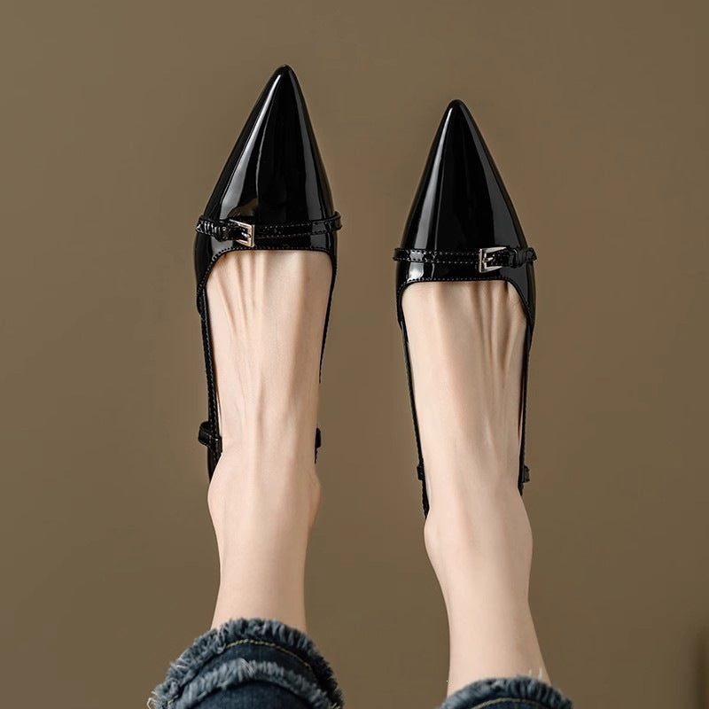 Damen Slingback Pumps mit elegantem Spitzen-Design R&B