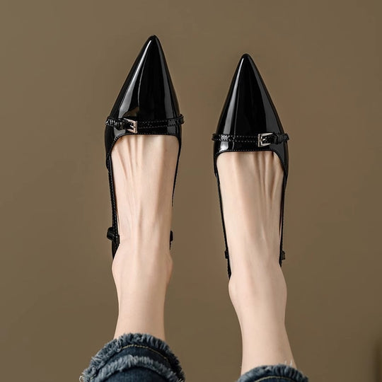 Damen Slingback Pumps mit elegantem Spitzen-Design R&B