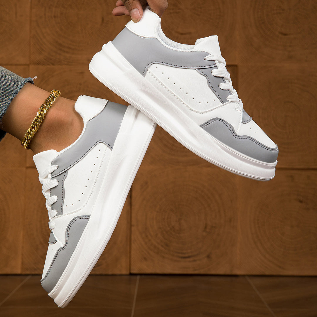 Damen Sneakers mit kontrastierenden Farbakzenten und dämpfender Sohle R&B