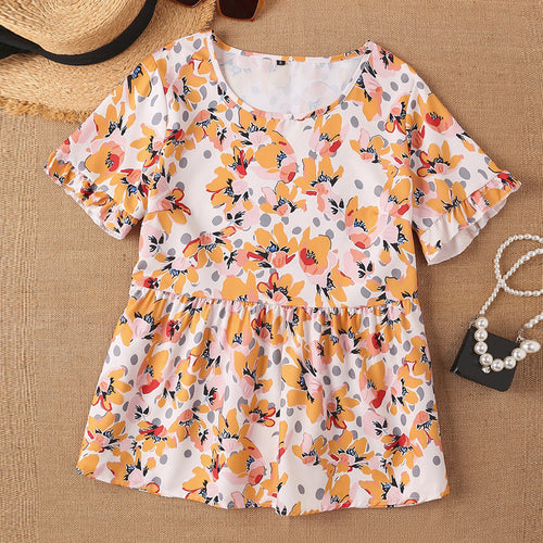 Damen Blusen mit floralem Design R&B