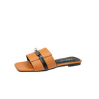 Damen Modische Slip-On Sandalen mit eleganten Riemen und schickem Design