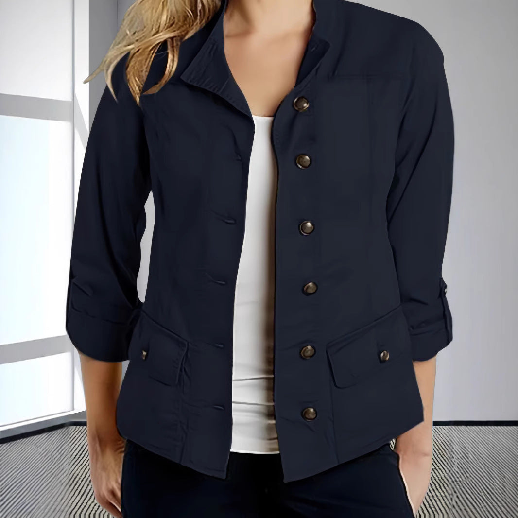 Damen Leichte Sommerjacke mit praktischen Taschen R&B