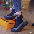 Damen gefütterte Winterstiefel mit innovativer Antirutschsohle R&B