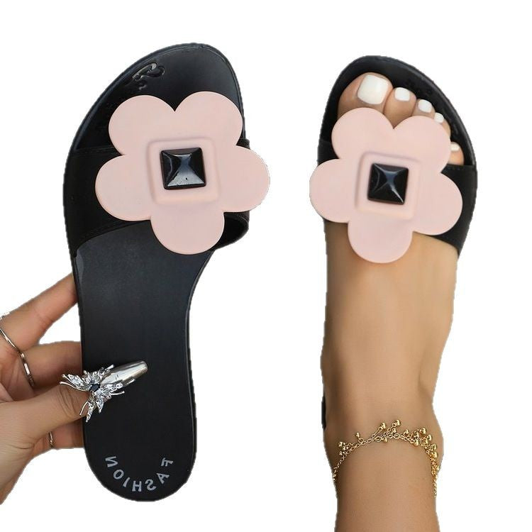Damen Riemchen-Sandalen mit floralem Dekor und komfortabler Sohle R&B