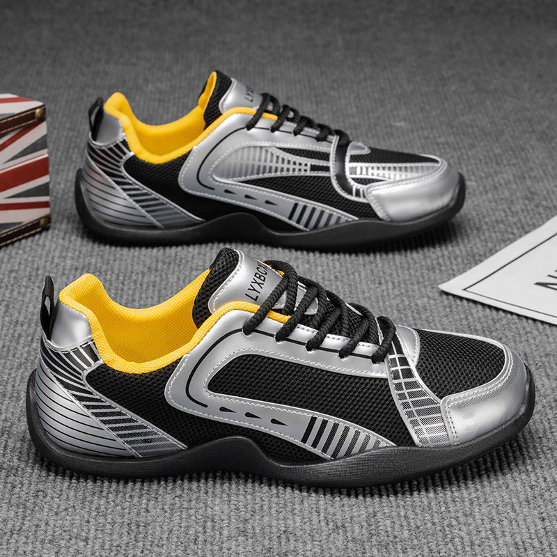 Damen Sportliche Sneaker mit atmungsaktiven Mesh-Elementen und rutschfester Sohle R&B