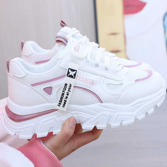 Damen Sportliche Chunky Sneakers mit Atmungsaktivem Obermaterial R&B