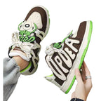 Damen Sportliche Sneakers mit einzigartiger Applikation und dämpfendem Fußbett