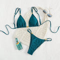 Damen Triangel-Bikini-Set mit raffinierten Schmuckakzenten R&B