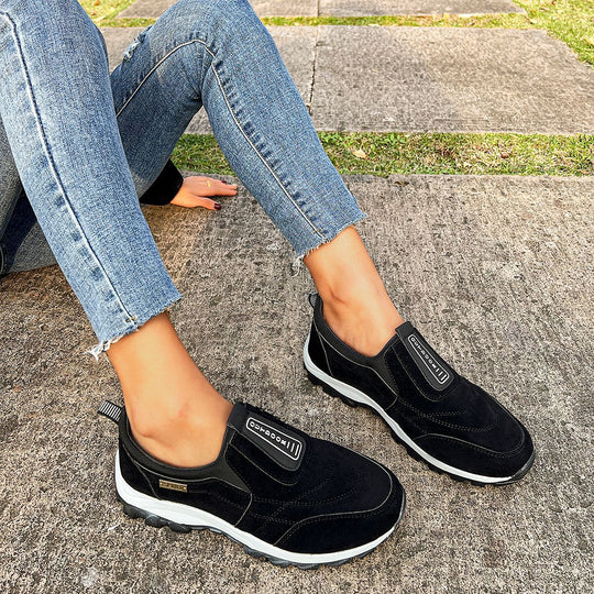 Damen Sportliche Slip-On Schuhe mit rutschfester Sohle R&B