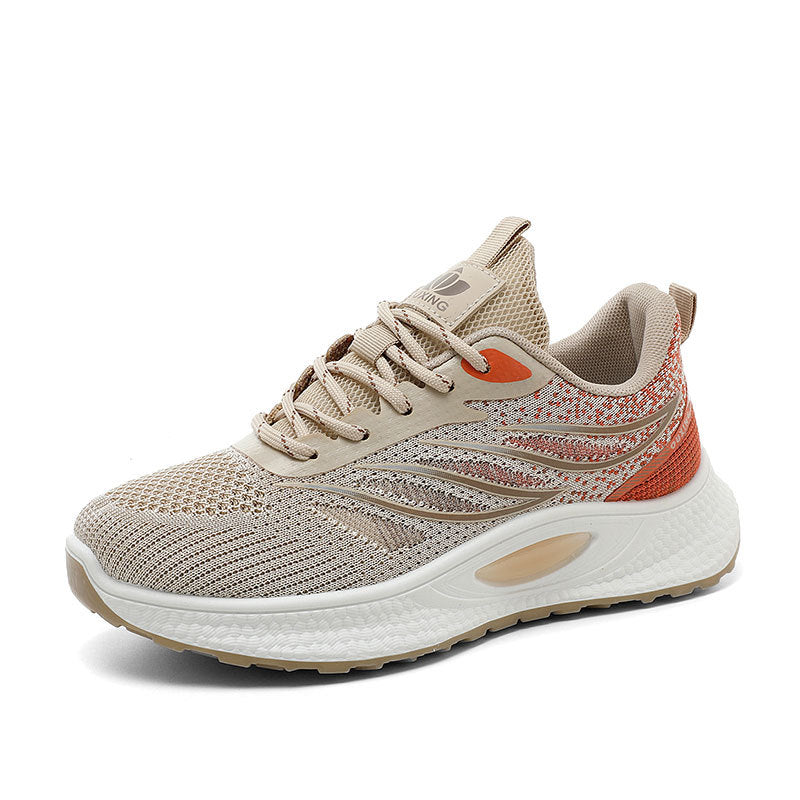 Damen sportliche Laufschuhe mit atmungsaktiver Oberfläche und dämpfendem Sohlenprofil R&B