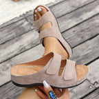 Damen Freizeitsandalen mit komfortabler Fußbettung und verstellbaren Riemen R&B