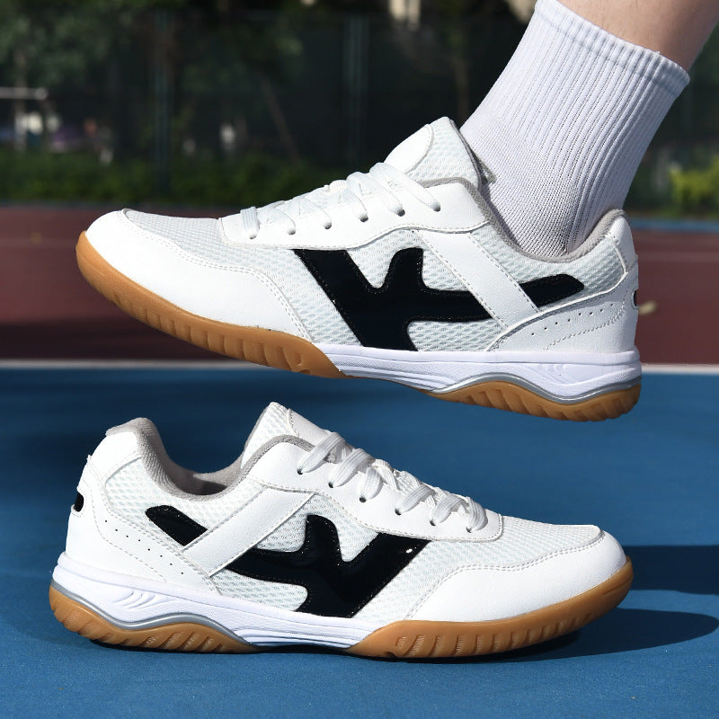 Unisex nan atmungsaktiver Hallensneaker mit rutschfester Gummilaufsohle und stoßabsorbierender EVA-Zwischensohle R&B