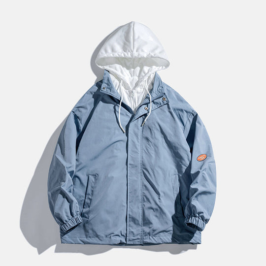 Unisex Übergangsjacke mit Kapuze und atmungsaktivem Innenfutter R&B