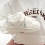 Damen Sneakers mit verspieltem Bananen-Motiv und weichem Innenfutter