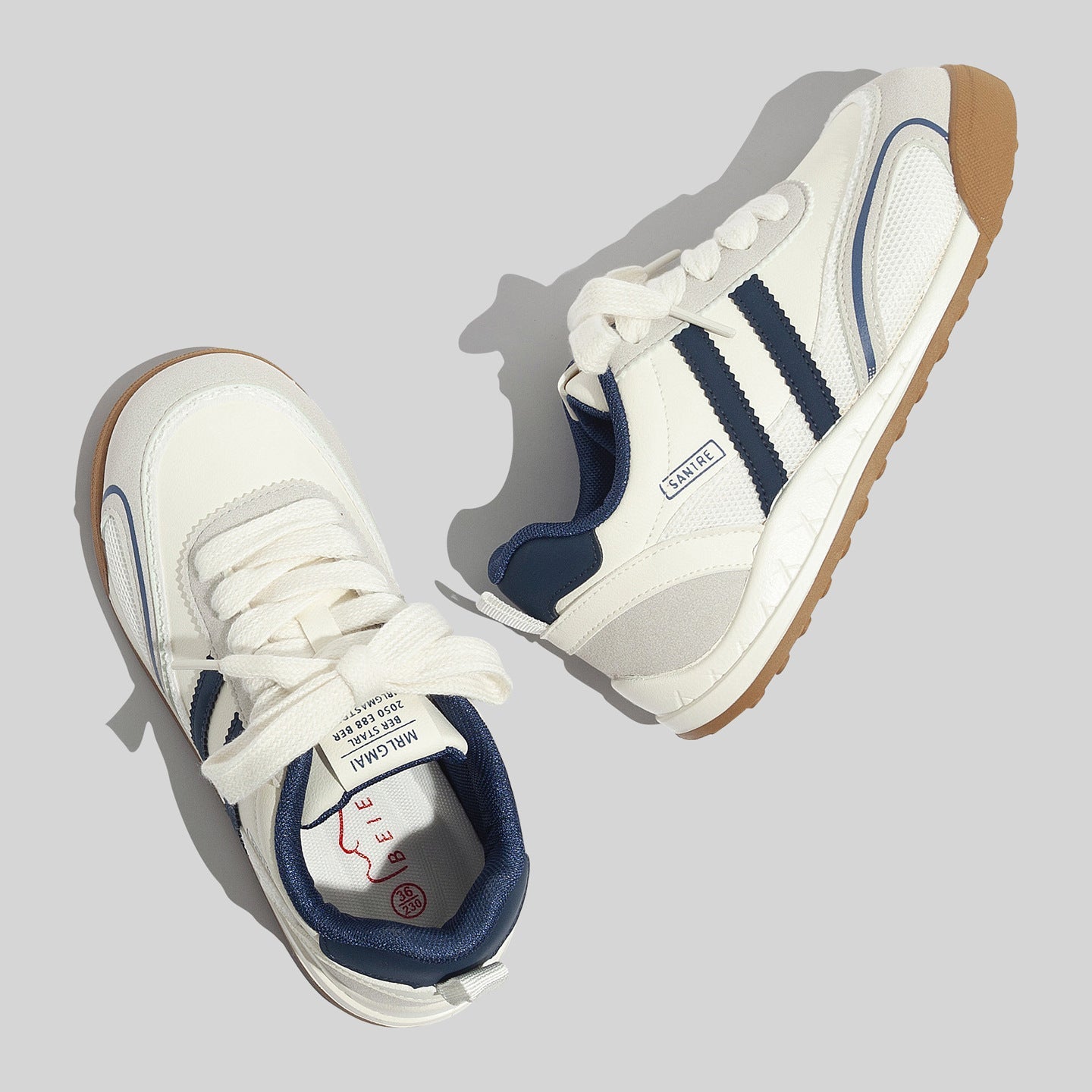 Damen Sportliche Sneakers mit rutschfester Sohle und atmungsaktiver Mesh-Oberfläche