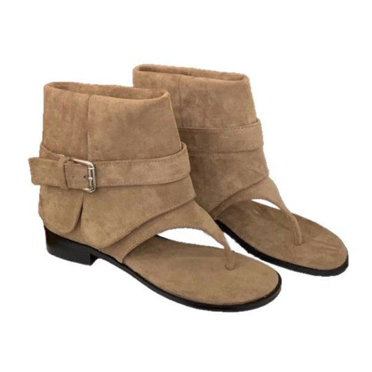 Damen modische Riemchen-Sandalen mit flexibler Sohle R&B