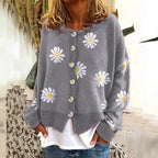Damen modischer Blumensweater R&B