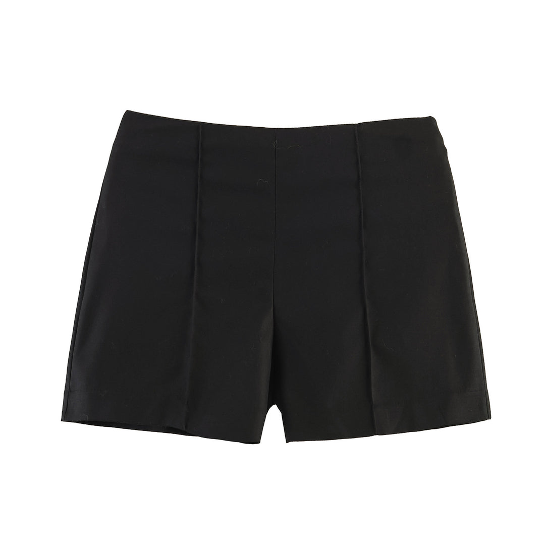 Damen elegante Shorts mit modernen Plissee-Details R&B