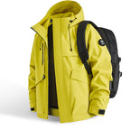 Herren technische Outdoor-Jacke mit innovativem Taschenkonzept und atmungsaktiven Materialien R&B