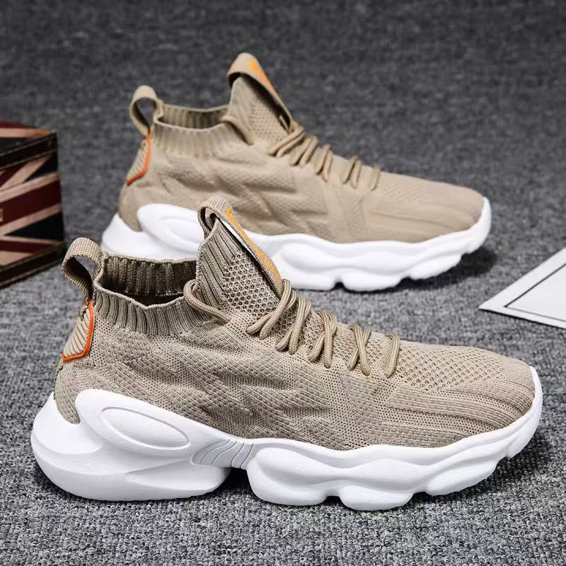 Damen Hohe Sport Sneakers mit innovativer Stricktechnologie