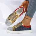 Damen Glitzernde Sneakers mit metallic Akzenten und komfortabler Sohle R&B