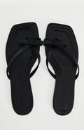 Damen Zehentrenner-Sandalen mit elegantem Schleifenakzent und rutschfester Sohle R&B