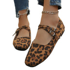 Damen Ballerinas mit Knotenriemen und weichem Obermaterial R&B