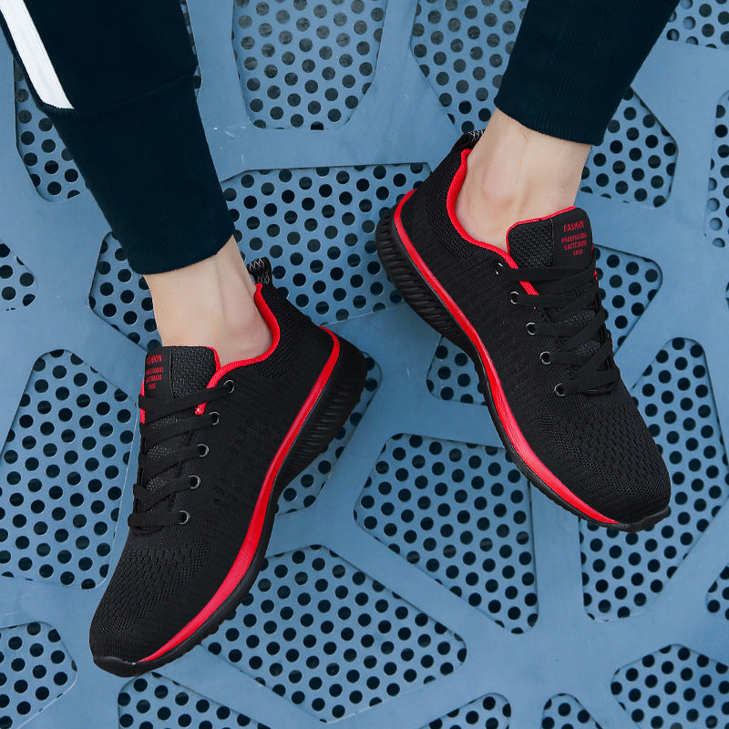 Damen Atmungsaktive Fitness-Sneakers mit elastischem Obermaterial R&B