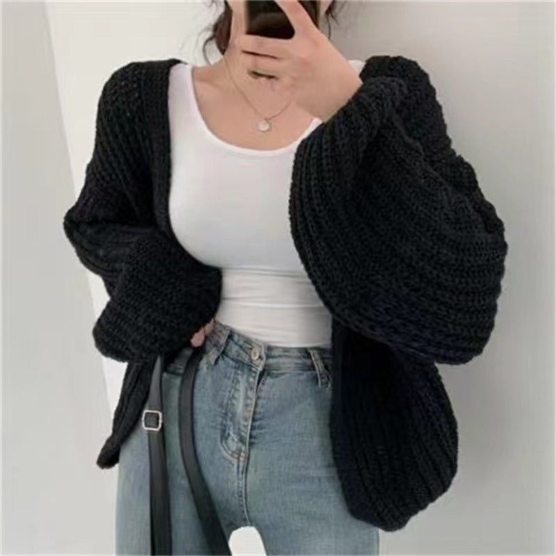 Damen Oversized Strickjacke R&B