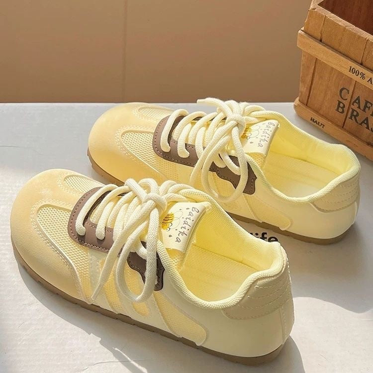 Damen Sportliche Freizeit-Sneaker mit atmungsaktiver Mesh-Oberfläche und bequemer Dämpfung R&B
