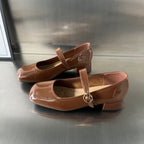 Damen elegante Ballerinas mit modischer Riemenverzierung R&B