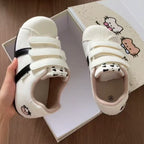 Damen Kindersportschuhe mit verstellbaren Klettverschlüssen und verspieltem Design R&B