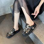 Damen Clogs mit aufwendigem Schmuckdesign R&B