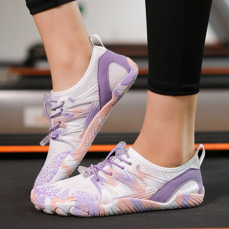 Damen Flexible Wassersport-Schuhe mit atmungsaktiver Mesh-Oberfläche und rutschfester Sohle R&B