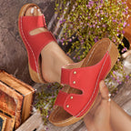 Damen Komfortable Riemen-Sandalen mit anatomischer Fußbettung und modischen Akzenten R&B