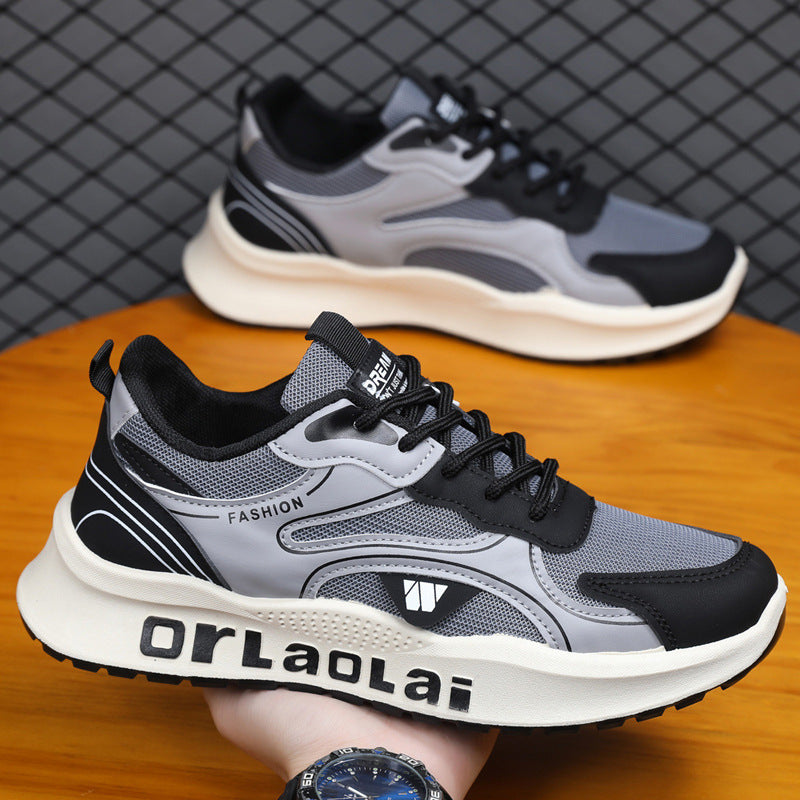 Damen Modische Lifestyle Sneakers mit rutschfester Sohle und atmungsaktiver Obermaterialstruktur R&B