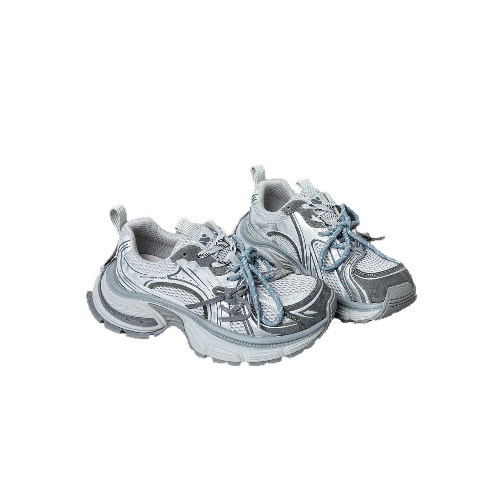 Damen Lauf- und Fitness-Sneakers mit atmungsaktivem Mesh und dämpfendem Fußbett R&B