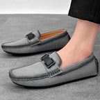 Herren Elegante Mokassins mit modischer Schnalle R&B