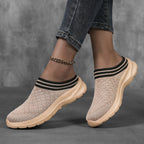 Damen Bequeme Slip-On Freizeitschuhe