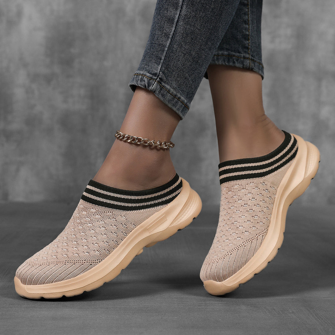 Damen Atmungsaktive Slip-On Clogs mit flexiblem Obermaterial R&B