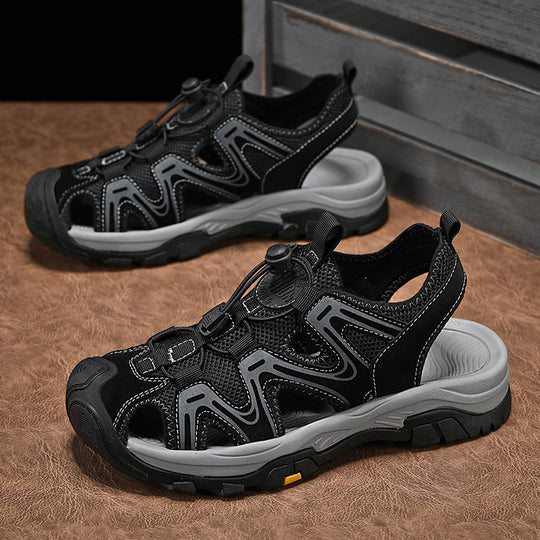 Damen Sportliche Mesh-Sandalen mit innovativem Schnellschnürsystem R&B