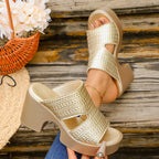 Damen Plateaupumps mit offenen Seiten