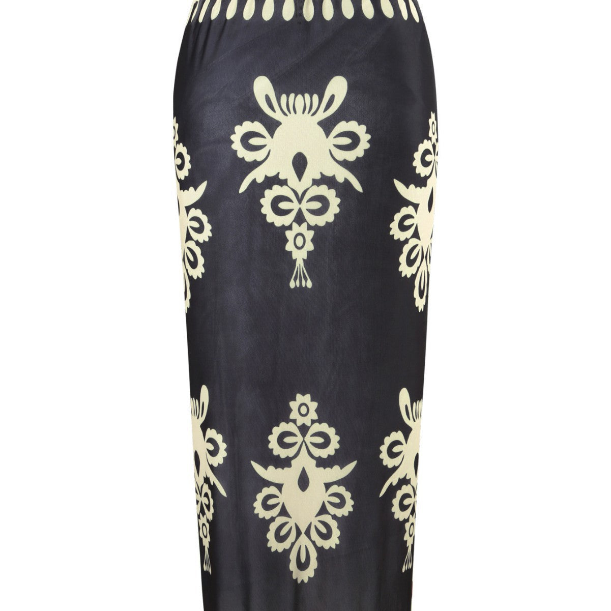 Damen Einteiler Badeanzug mit elegantem Wickelrock R&B