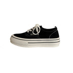 Damen Casual Sneakers im Vintage-Stil mit robustem Gummiboden und atmungsaktivem Canvas-Obermaterial R&B